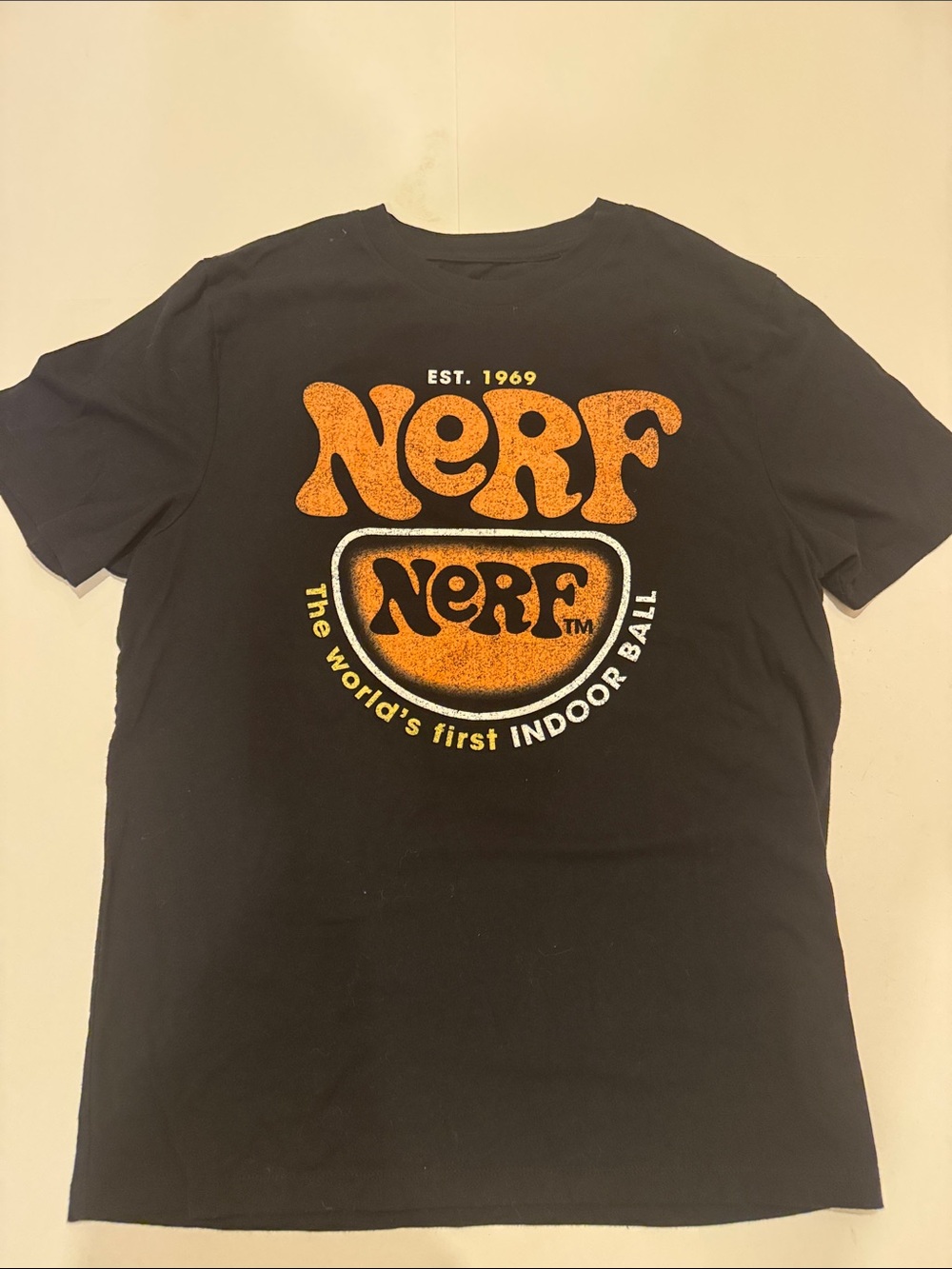 Nerf The World's First Indoor Ball Retro‎ Logo